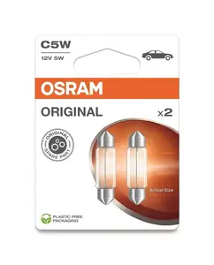 Auto spuldze Osram 6418-02B C5W 5W 12V SV8.5-8