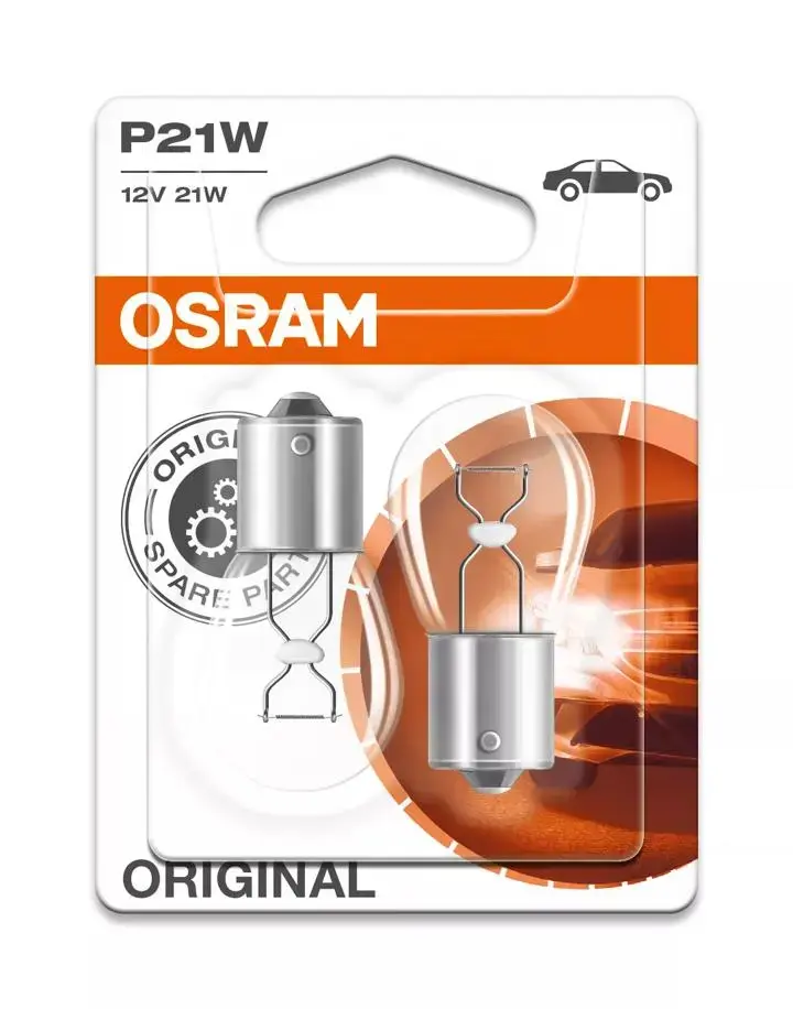 Автолампа Osram 7506-2BL P21W 12V 25W Photo 3