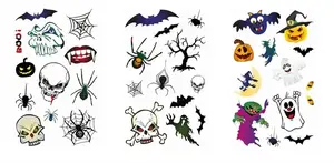 Decorative Stickers, 12 pieces, various colors