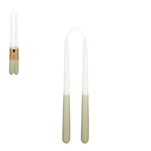 MICA koniska svece, 30 cm, degšanas laiks 9 stundas, 2 gabali