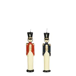 HOUSE_OF_SEA Nutcracker Candle, 14.7 cm, 2-Hour Burn Time