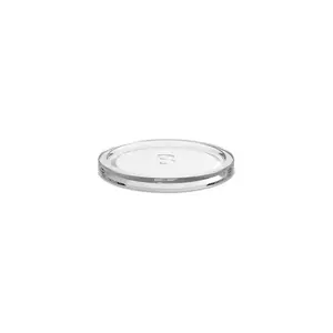 Bolsius Glass Candle Holder, 11 cm Diameter, Transparent