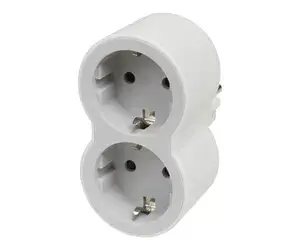 Legrand 694516 Electrical Distribution Board Accessory, MOP SCH 2X2P+E Front Outlets