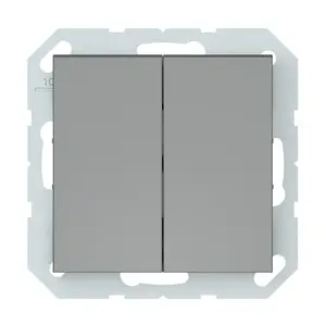 VILMA QR1000 2-Gang Switch, Grey