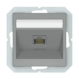 VILMA KLRJ45-16E2-02 RJ45 datora kontaktligzda, pelēka