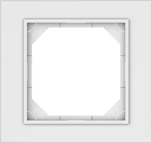 VILMA FIT LINE R01 Single Frame, White Matte