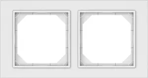VILMA FIT LINE R02 Double Frame, White Matte