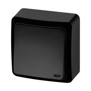 ELEKTROPLAST 3712-09 Two-Way Switch, Black