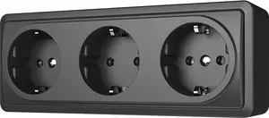 VILMA SL+250 Triple Socket with Grounding, Ivory