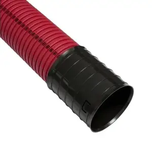 Гофрированная монтажная труба Pipelife D125 HDPE с муфтой, 6 м