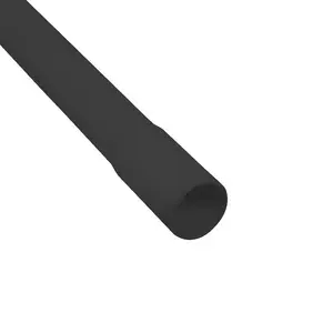 AKS_ZIELONKA RLM Rigid Pipe with Joint, 20mm, 2m, Black