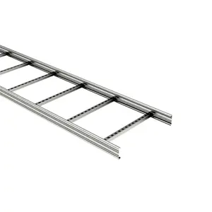 MEKA KS20-400 Cable Ladder, 400 mm Width, 6000 mm Length, Pre-Galvanized Steel