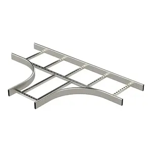 MEKA KST-500 T-Connector Element, R=300, Hot-Dip Galvanized