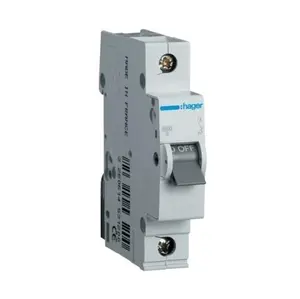 Hager MC106A Miniature Circuit Breaker 1P 6A C-Curve 6kA