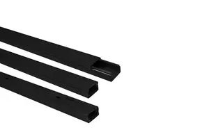 PAWBOL Installation Tray K.4025C, 2000 x 40 x 20 mm, Black