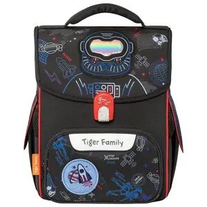 Skolas mugursoma Tiger Family TGJL-099A(1), melna