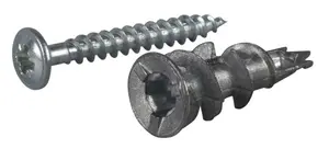 ESSVE Driva TP12 Self-Drilling Anchor with Screw, 4.5 mm x 35 mm, 4 pcs