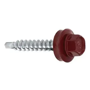 Klimas WFD Self-Tapping Screw, 4.8 mm x 25 mm, RAL 3009, 250 pcs