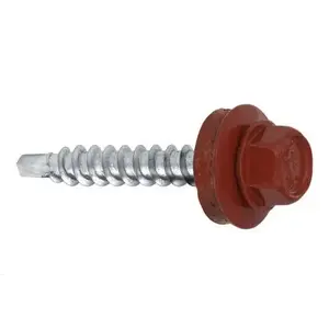 Klimas WFD Self-Tapping Screw, 4.8 mm x 35 mm, RAL 3009, 250 pcs