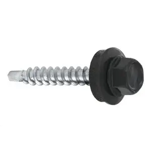 Klimas WFD Self-Tapping Screw, 4.8 mm x 80 mm, RAL 7016, 100 pcs