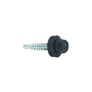 Klimas WSBP Self-Tapping Screw, 4.8 mm x 19 mm, RAL 7016, 250 pcs
