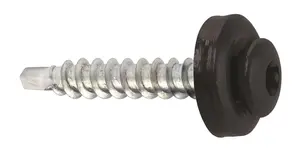 Klimas WDD Self-Tapping Screw, 4.8 mm x 35 mm, RAL 7016, 250 pcs