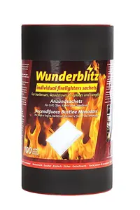 Разжигатель огня Wunderblitz White Firelighter Hot Bags, 100 пакетиков