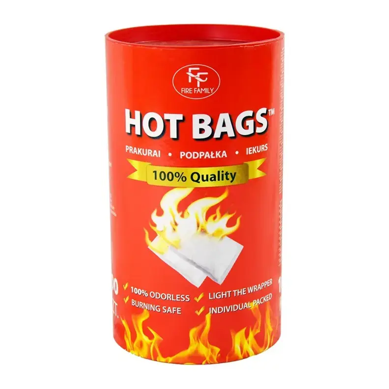 Разжигатель огня Wunderblitz White Firelighter Hot Bags 100 шт Photo 2