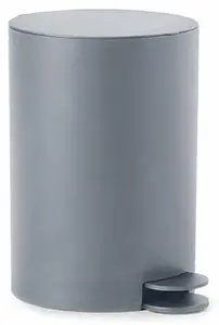 GEDY Sharon Pedal Bin, 3 Liters, Grey