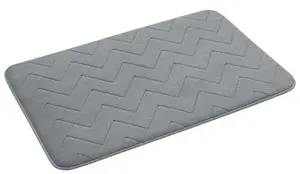 GEDY Mousse Bath Mat 50x80 cm Grey