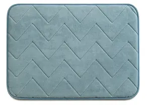 Vannas istabas paklājiņš GEDY Mousse 50x80 cm Powder Light Blue