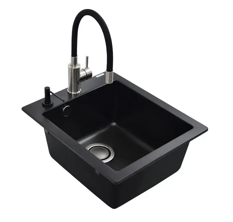 HELIKA Kitchen Washbasin with Mixer Photo 2