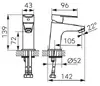 Washbasin Mixer FERRO RENNTO BNT2 Chrome Photo 2