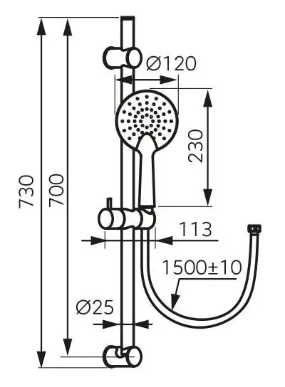 FERRO N375 Shower Set Photo 2