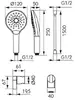 Ferro U334 Shower Head Photo 2