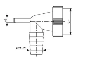 TYCNER 2505 Siphon for Washing Machine and Dryer