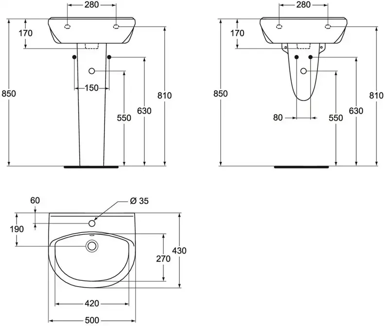 IDEAL STANDA Vidima Ulysse izlietne Photo 2
