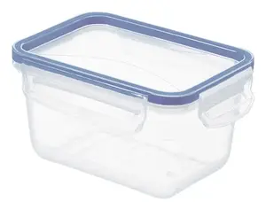 Rotho CLIC & LOCK Rectangular Food Container 0.75 L Blue and Transparent
