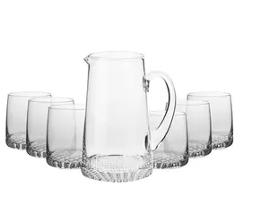 Jug with glasses Krosno FJORD