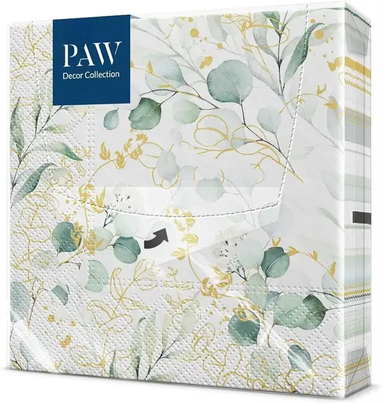 Paw Napkins 330 x 330 mm, 20 pcs Photo 2