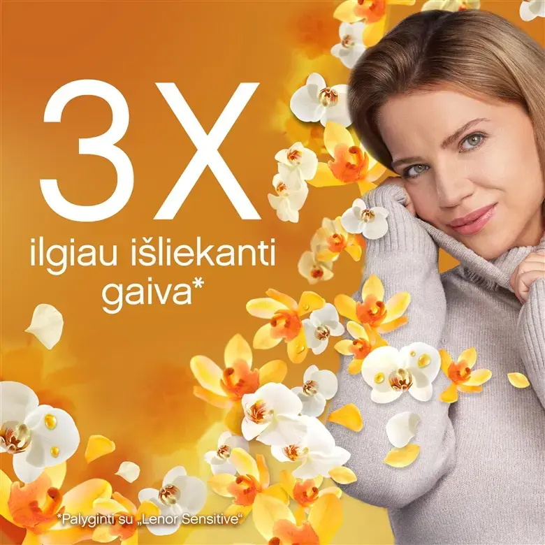 Кондиционер для белья Lenor Орхидея и Золотой янтарь 0.7 л Photo 3