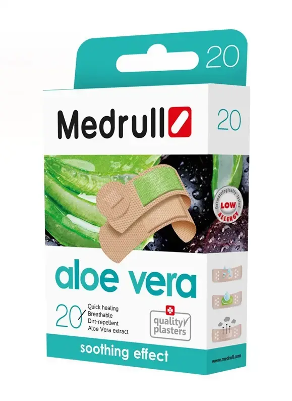 Пластыри Medrull Aloe Vera, 20 шт. Photo 2