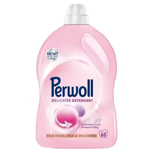 Šķidrais veļas mazgāšanas līdzeklis Perwoll Wool & Delicates, 3 l, 60 mazgāšanas reizes