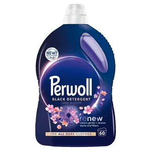 Šķidrais veļas mazgāšanas līdzeklis tumšiem audumiem Perwoll Dark Blossom, 3 l, 60 mazgāšanas reizes