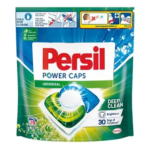 Persil Power Caps White Laundry Detergent Capsules, 29 Pieces