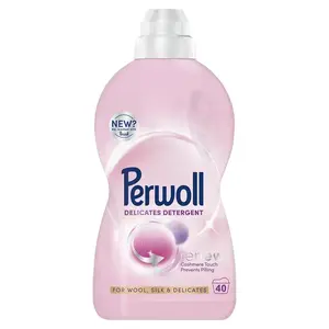 Šķidrais veļas mazgāšanas līdzeklis Perwoll Wool & Delicates, 2 l, 40 mazgāšanas reizes