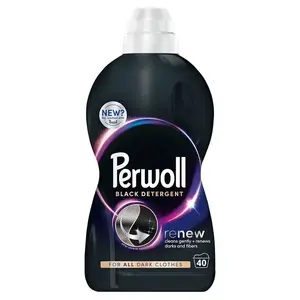 Šķidrais veļas mazgāšanas līdzeklis Perwoll Black tumšiem audumiem, 2 l, 40 mazgāšanas reizes