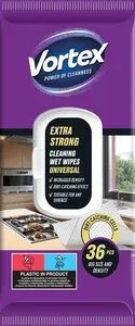 Vortex Extra Strong mitrās salvetes
