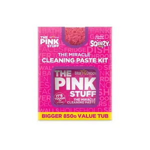 The Pink Stuff uzkopšanas komplekts ar tīrīšanas pastu un krēmveida tīrīšanas līdzekli