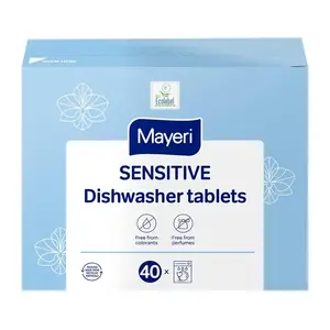 Таблетки для посудомоечных машин Mayeri Sensitive, 40 шт.